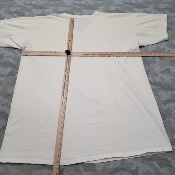 Vintage Listen Honey Top Womens One Size Made In USA Short Sleeve Single Stitch - Picture 10 of 13